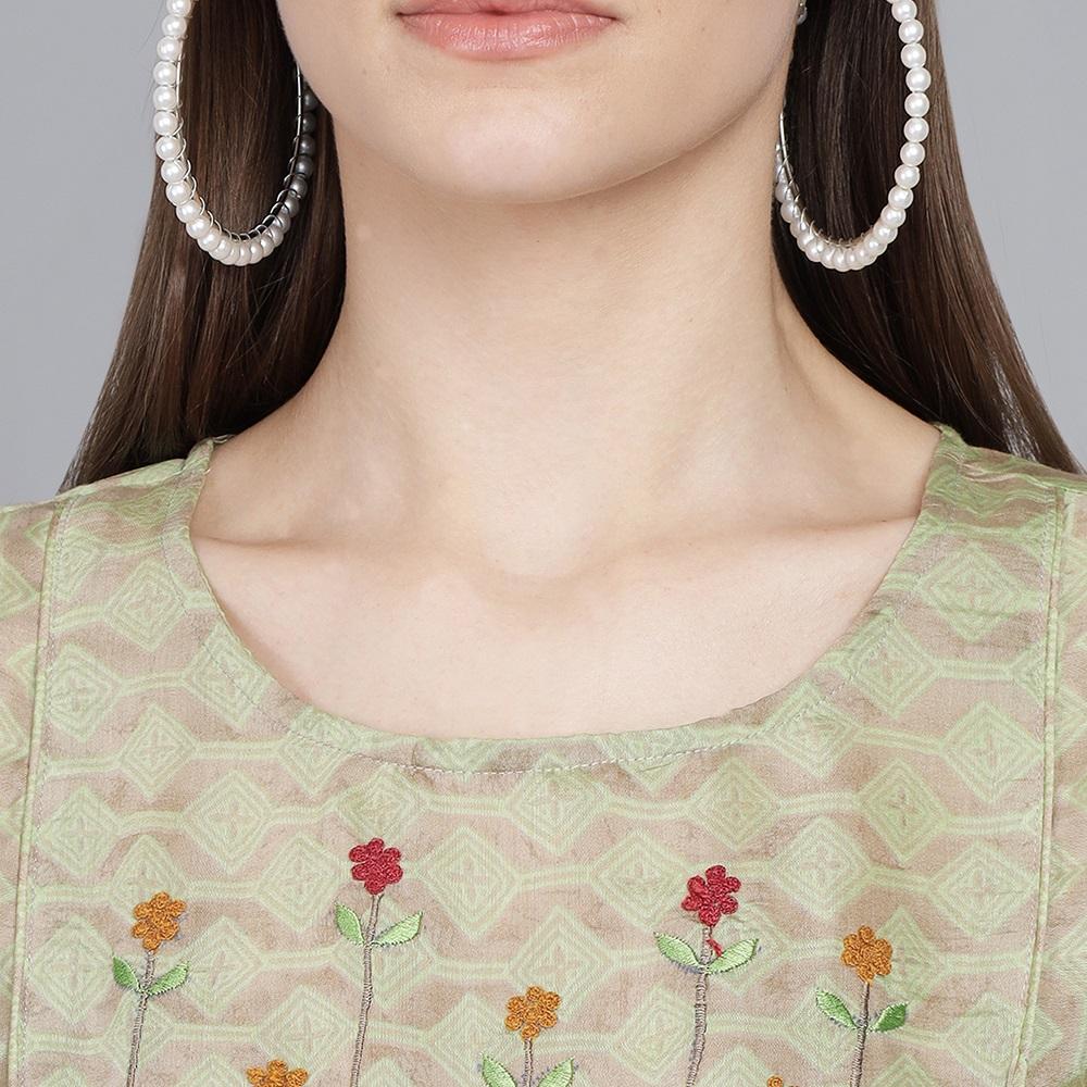 MUSLIN WOMEN'S KURTA Kurti Dupatta set Pant Rangdeep-Fashions 