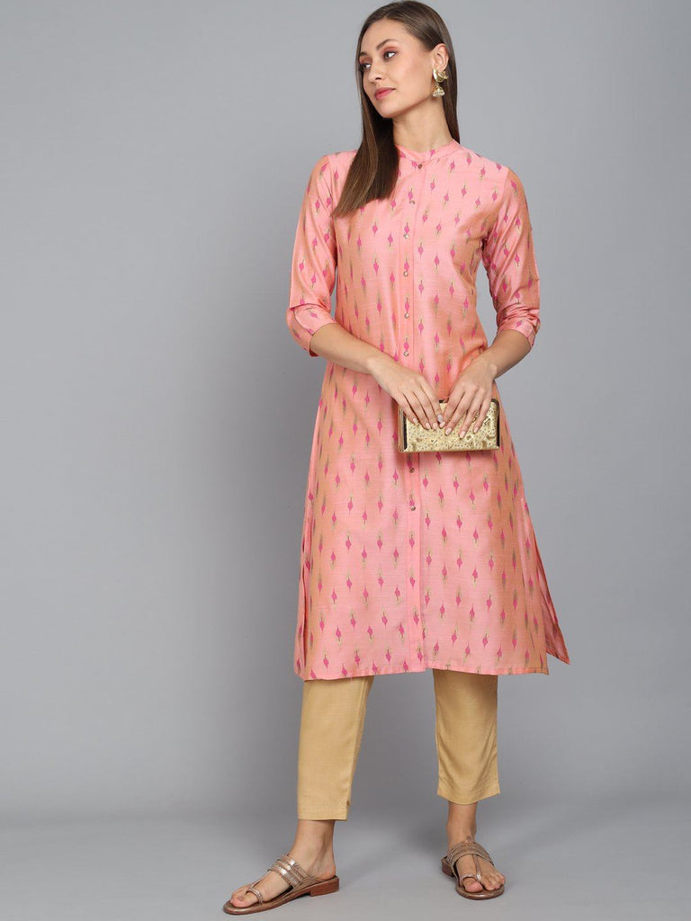 Buy Blue Blended Cotton Printed Knee Length Kurti After Six Wear Online at  Best Price | Cbazaar