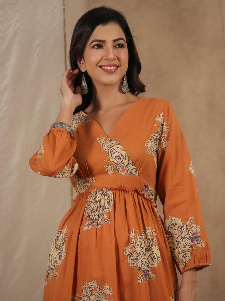 Women Pure Cotton Kurta dress Kurti Rangdeep-Fashions 