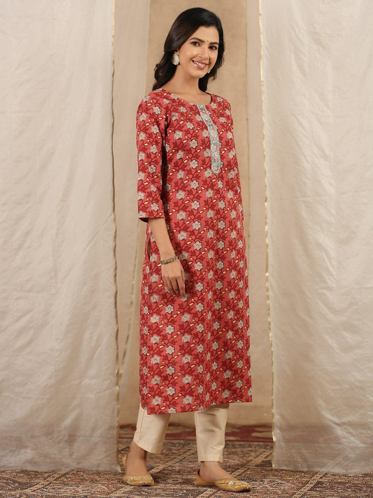 Women Pure Cotton Kurta Kurti Rangdeep-Fashions 